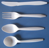 Couteau en plastique jetable PP/cuillère/fourchette/spork pour la restauration rapide