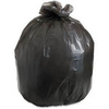Sac à ordures en plastique noir HDPE pour poubelle